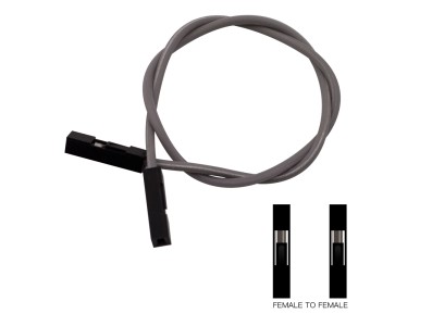 Cabo Dupont 1 pino f&ecirc;mea a f&ecirc;mea, 24 AWG, 20 cm, cor aleat&oacute;ria - Imagem 1