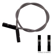 Cabo Dupont 1 pino f&ecirc;mea a f&ecirc;mea, 24 AWG, 20 cm, cor aleat&oacute;ria
