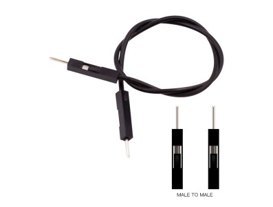 Cabo jumper Dupont 1 pino 24 AWG macho a macho 20 cm cor aleat&oacute;ria - Imagem 1