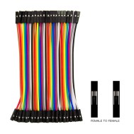 Cabo Dupont f&ecirc;mea-f&ecirc;mea 40 pinos 10 cm 24 AWG