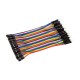 Cabo Dupont macho para f&ecirc;mea 40 pinos 10 cm 24 AWG - Thumb - 2
