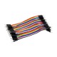 Cabos Dupont macho-macho 40 pinos 10 cm 24 AWG - Thumb - 2