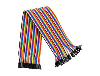 Cabo Dupont F&ecirc;mea para F&ecirc;mea 40 pinos 30 cm 24 AWG - Imagem 3