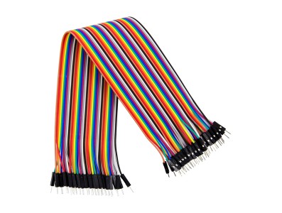 Cabo jumper Dupont macho-macho 40 pinos 30 cm 24 AWG - Imagem 3