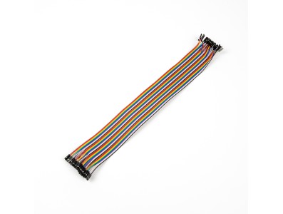 Linha Dupont f&ecirc;mea-f&ecirc;mea 40 pinos 40 cm 24 AWG - Imagem 2