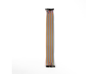 Linha Dupont f&ecirc;mea-f&ecirc;mea 40 pinos 40 cm 24 AWG - Imagem 4