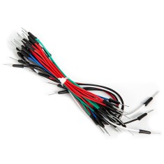 30 Cabos Jumper Flex&iacute;veis para Breadboard