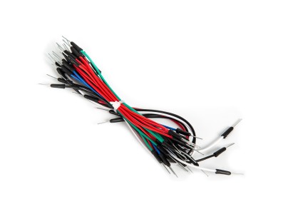 30 Cabos Jumper Flex&iacute;veis para Breadboard - Imagem 1
