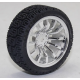 Roda prateada 65 mm Rob&ocirc; Smart Car aro 12 - Thumb - 1
