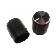 Man&iacute;pulo rotativo em liga de alum&iacute;nio, di&acirc;metro interno 6 mm, externo 15&times;17 mm, preto