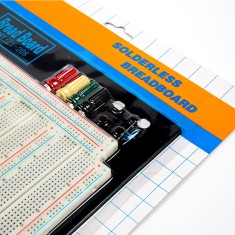 ZY-208, pacote com 4 breadboards MB-102 de 830 pontos cada, total 3220 pontos