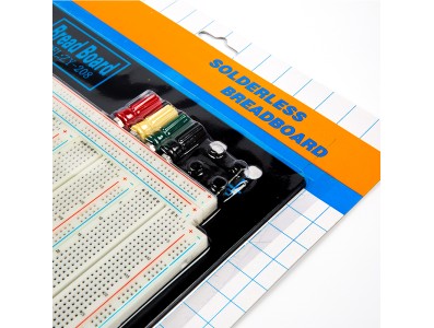 ZY-208, pacote com 4 breadboards MB-102 de 830 pontos cada, total 3220 pontos - Imagem 1