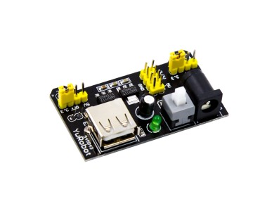 M&oacute;dulo de Alimenta&ccedil;&atilde;o MB102 para Protoboard 3,3V e 5V - Imagem 2