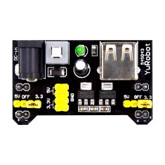 M&oacute;dulo de Alimenta&ccedil;&atilde;o MB102 para Protoboard 3,3V e 5V