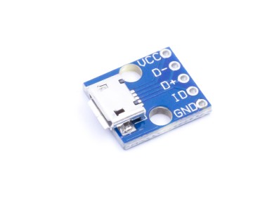 M&oacute;dulo de alimenta&ccedil;&atilde;o 5V para breadboard com conector Micro USB MCU - Imagem 3