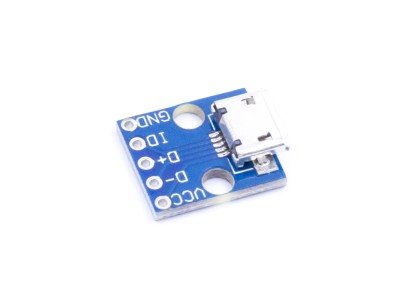 M&oacute;dulo de alimenta&ccedil;&atilde;o 5V para breadboard com conector Micro USB MCU - Imagem 5