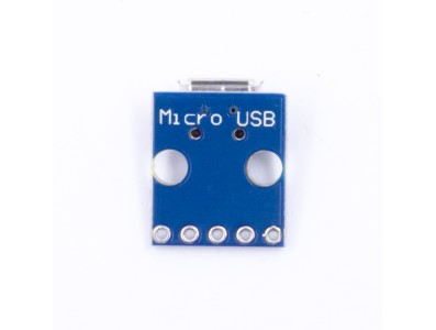 M&oacute;dulo de alimenta&ccedil;&atilde;o 5V para breadboard com conector Micro USB MCU - Imagem 6
