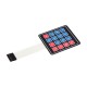 Teclado matricial 4x4 de membrana (keypad) 16 teclas - Thumb - 2