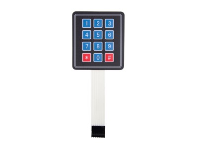 Teclado Matriz de Membrana 4x3 para Placas e Shields Arduino - Imagem 1