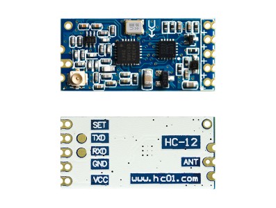 M&oacute;dulo Serial Sem Fio 433 MHz HC-12 / SI4438 compat&iacute;vel com Arduino - Imagem 2