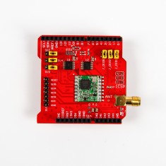 Transmissor wireless 868 MHz LoRa Shield compat&iacute;vel com Leonardo, R3, Mega2560, Duemilanove e Due