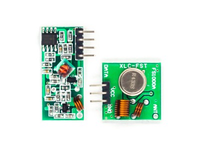 Kit transmissor e receptor RF 433 MHz para Arduino - Imagem 1