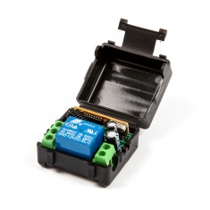M&oacute;dulo rel&eacute; 1 canal 433 MHz 12V com controle remoto sem fio