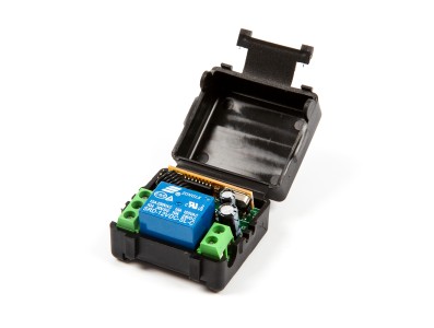 M&oacute;dulo rel&eacute; 1 canal 433 MHz 12V com controle remoto sem fio - Imagem 1