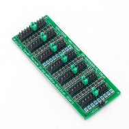 Placa de resist&ecirc;ncia program&aacute;vel 7 d&eacute;cadas 1R - 9999999R m&oacute;dulo SMD verde