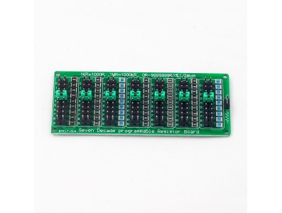 Placa de resist&ecirc;ncia program&aacute;vel 7 d&eacute;cadas 1R - 9999999R m&oacute;dulo SMD verde - Imagem 5