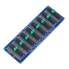 M&oacute;dulo de resistores program&aacute;vel 8 d&eacute;cadas azul 0,1 &Omega; a 9.999.999 &Omega; SMD