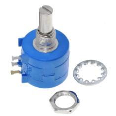 Potenci&ocirc;metro multivoltas de precis&atilde;o 3590S 1K ajust&aacute;vel para Arduino