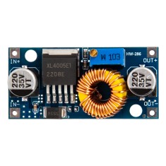 XL4005 M&oacute;dulo conversor DC-DC buck ajust&aacute;vel 5-32V 5A