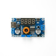 M&oacute;dulo conversor DC-DC ajust&aacute;vel XL4015 5A 75W com volt&iacute;metro digital 4 bits