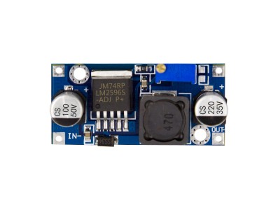 M&oacute;dulo Conversor DC-DC Step-Down LM2596/LM2596S sem LED SMD - Imagem 1