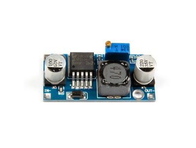 M&oacute;dulo Conversor DC-DC Step-Down LM2596/LM2596S com LED SMD - Imagem 2