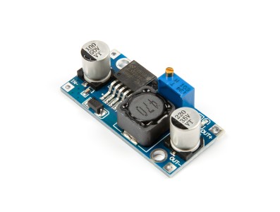 M&oacute;dulo Conversor DC-DC Step-Down LM2596/LM2596S com LED SMD - Imagem 5