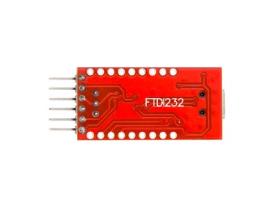 Cabo USB para TTL serial com chip FT232RL/FT232, conector Mini USB - Imagem 2