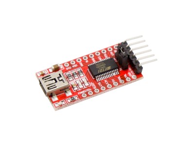 Cabo USB para TTL serial com chip FT232RL/FT232, conector Mini USB - Imagem 3