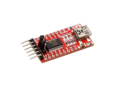 Cabo USB para TTL serial com chip FT232RL/FT232, conector Mini USB - Imagem 4