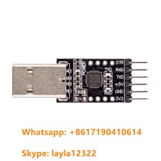 M&oacute;dulo conversor CP2102 USB 2.0 para UART TTL 6 pinos preto