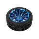 Roda Azul 65 mm Aro 12 Carro Rob&ocirc; Smart - Thumb - 1