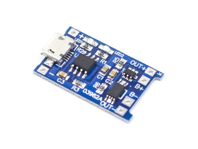 Placa de carregamento TP4056 1A para bateria 18650 LiPo 3,7 a 4,2 V Micro USB com prote&ccedil;&atilde;o de corrente - Imagem 4