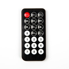 Controle remoto IR preto sem bateria