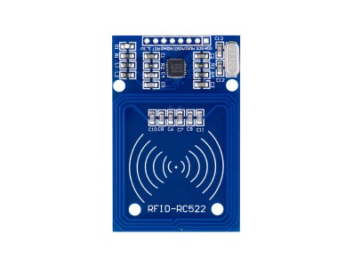 M&oacute;dulo RFID 13,56 MHz MFRC-522 (RC522) para Arduino, Cart&atilde;o S50 e Chaveiro - Imagem 1