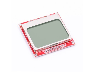 Shield LCD Nokia 5110 84x48 Vermelho com Backlight Azul para Arduino - Imagem 2