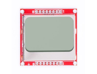 Shield LCD Nokia 5110 84x48 Vermelho com Backlight Azul para Arduino - Imagem 3