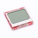Shield LCD Nokia 5110 84x48 Vermelho com Backlight Azul para Arduino - Thumb - 4