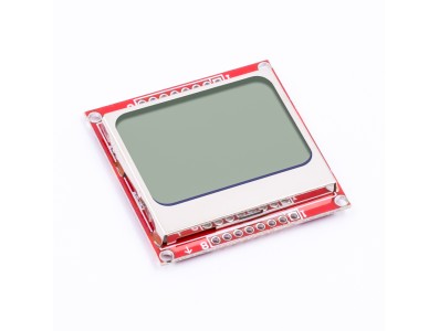 Shield LCD Nokia 5110 84x48 Vermelho com Backlight Azul para Arduino - Imagem 4
