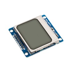 Shield LCD Nokia 5110 84x48 com retroilumina&ccedil;&atilde;o azul para Arduino